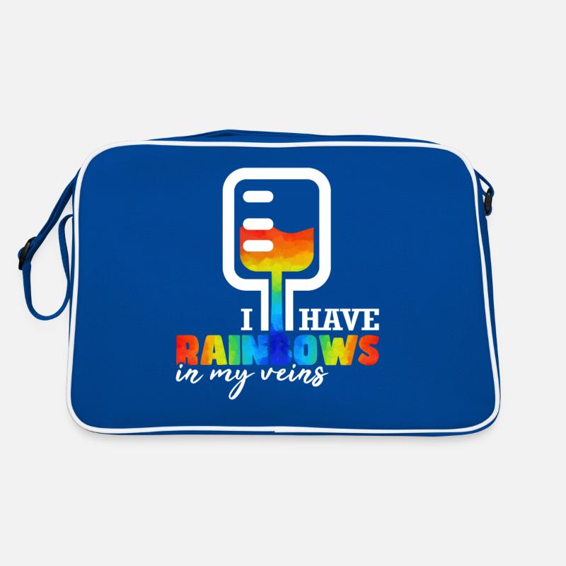 J’ai un arc-en-ciel dans les veines Sac Retro