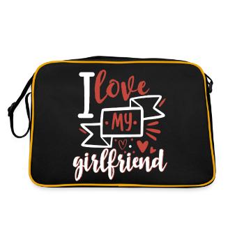 J’aime ma copine - Sac Retro - noir/or - Dos