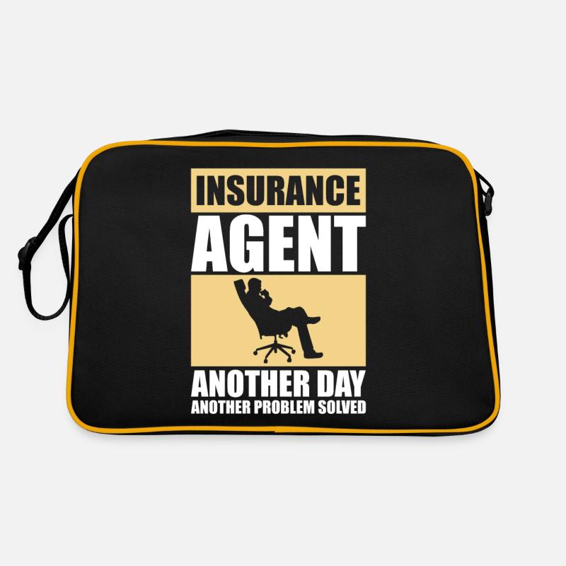 Insurance Agent Appraiser Insurance Broker Retro Bag