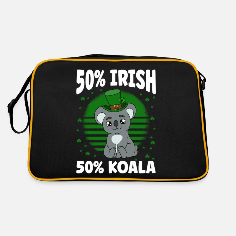 Cute Koala with Hat Saint Patrick's Day Retro Bag