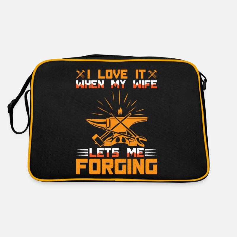 I Love It When My Wife Lets Me Forging Gift Idea Retro Tasche