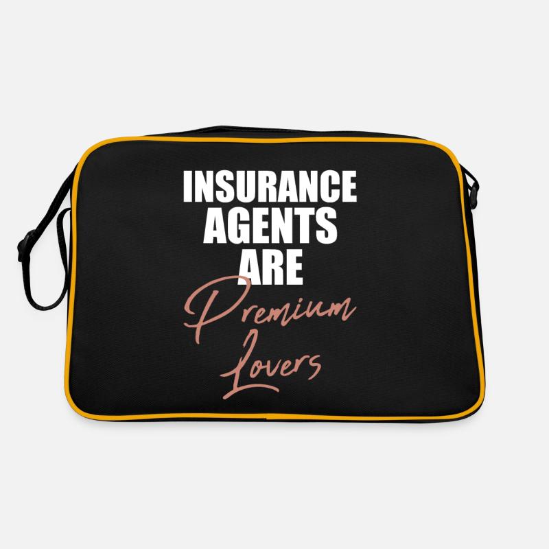 Insurance Agent Appraiser Insurance Broker Retro Bag