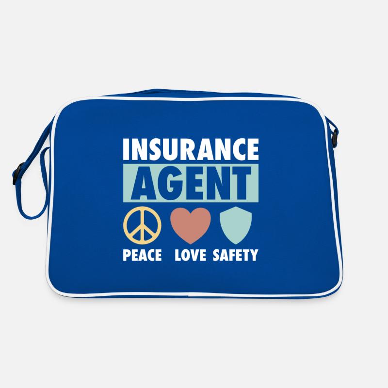 Insurance Agent Appraiser Insurance Broker Retro Bag