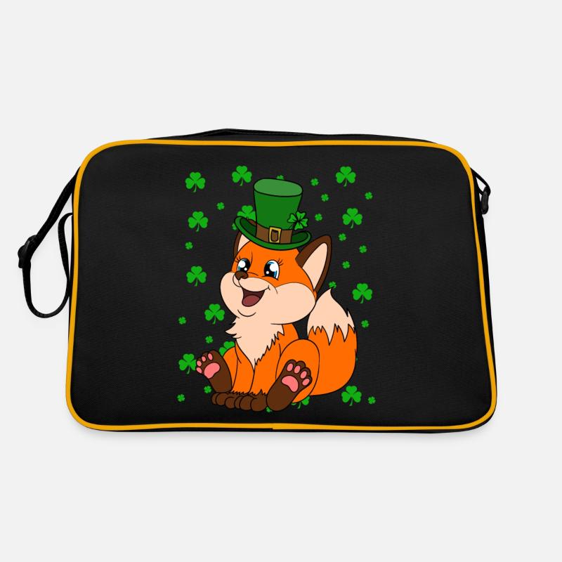 Mignon trèfle renard Saint-Patrick Sac Retro