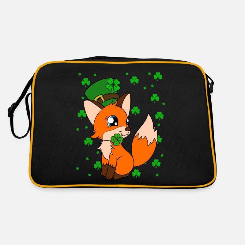 Mignon trèfle renard Saint-Patrick Sac Retro