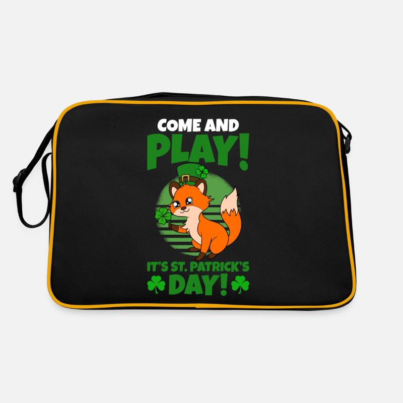 Mignon trèfle renard Saint-Patrick Sac Retro