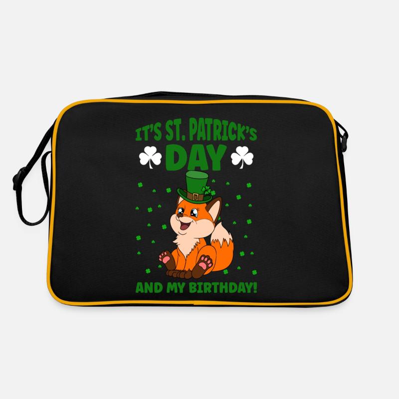Mignon trèfle renard Saint-Patrick Sac Retro