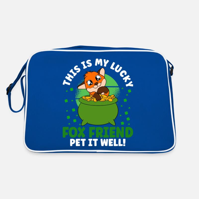 Mignon trèfle renard Saint-Patrick Sac Retro