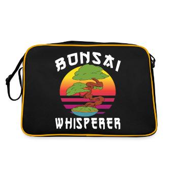 Bonsai Whisperer Bonsai Tree - Retro Bag - black/gold - Back