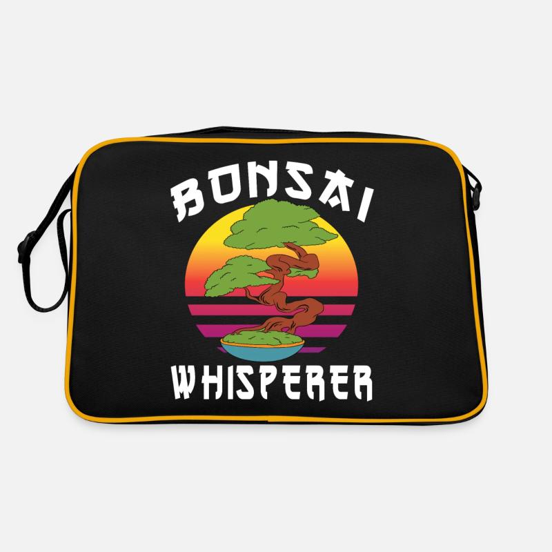 Bonsai Whisperer Bonsai Baum Retro Tasche