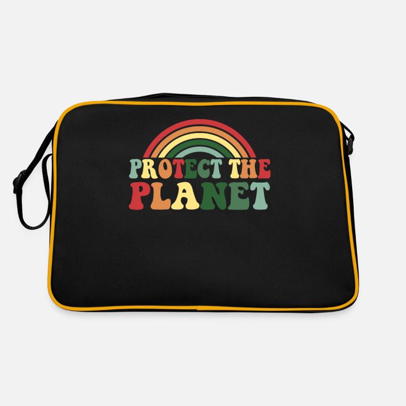 Protect the Planet - Cool Earth Day Vintage Retro Bag