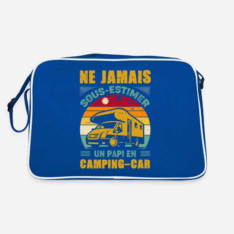 Ne jamais sous-estimer un papi en camping-car Sac Retro