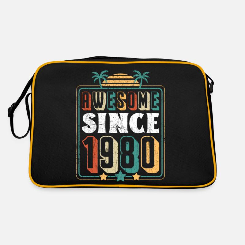 Genial seit 1980 43. Geburtstag Retro Tasche