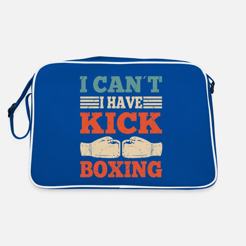 I Cant I Have Kickboxing Funny Kickboxer Gift Retro Tasche