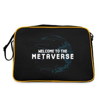 Welcome To The Metaverse - Sac Retro - noir/or - Dos