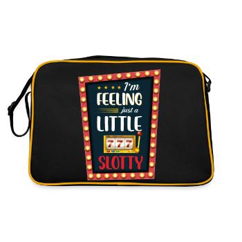 Je me sens juste un peu slotty | Casino - Sac Retro - noir/or - Dos