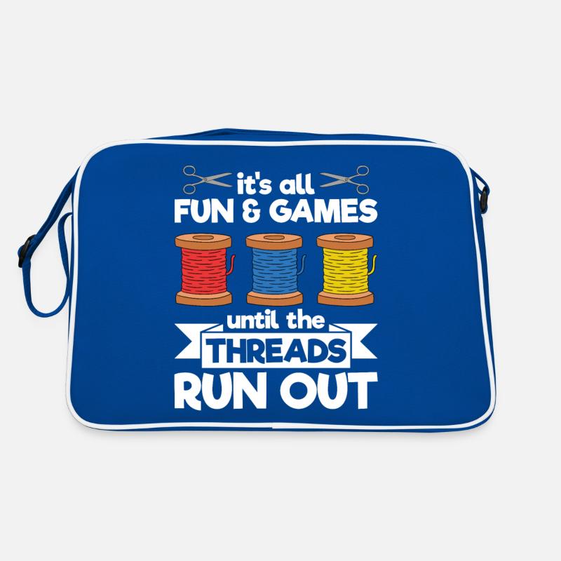 It's All Fun And Games Until The Threads Run Out Retro Bag