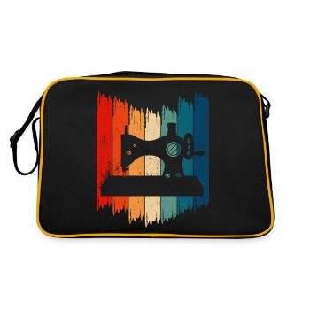 Vintage Sewing Machine Retro Sewing Machine - Retro Bag - black/gold - Back