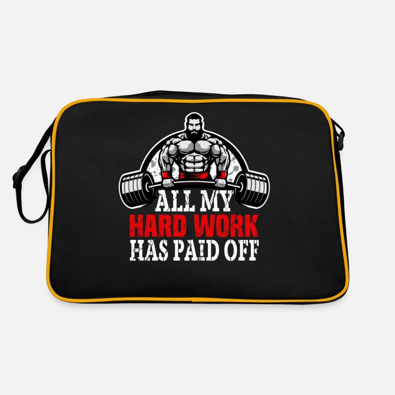 Enfin ça valait le coup - Sac Retro - noir/or