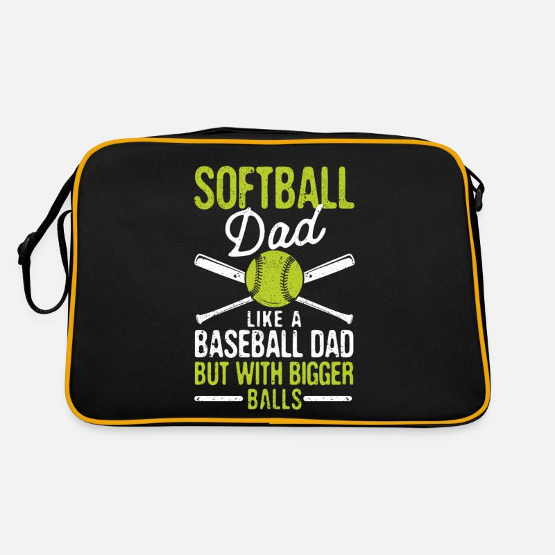 Softball Dad Like a baseball but with bigger Retro Bag