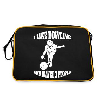 Club de bowling Bowling Bowling Bowling Club de bowling - Sac Retro - noir/or - Dos