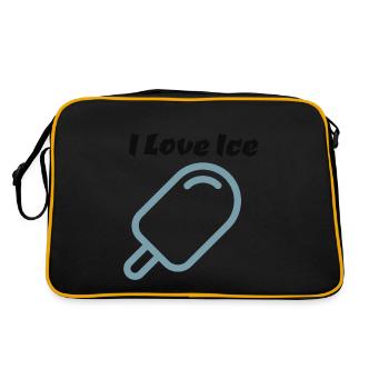 Eis, Liebe - Retro Bag - black/gold - Back