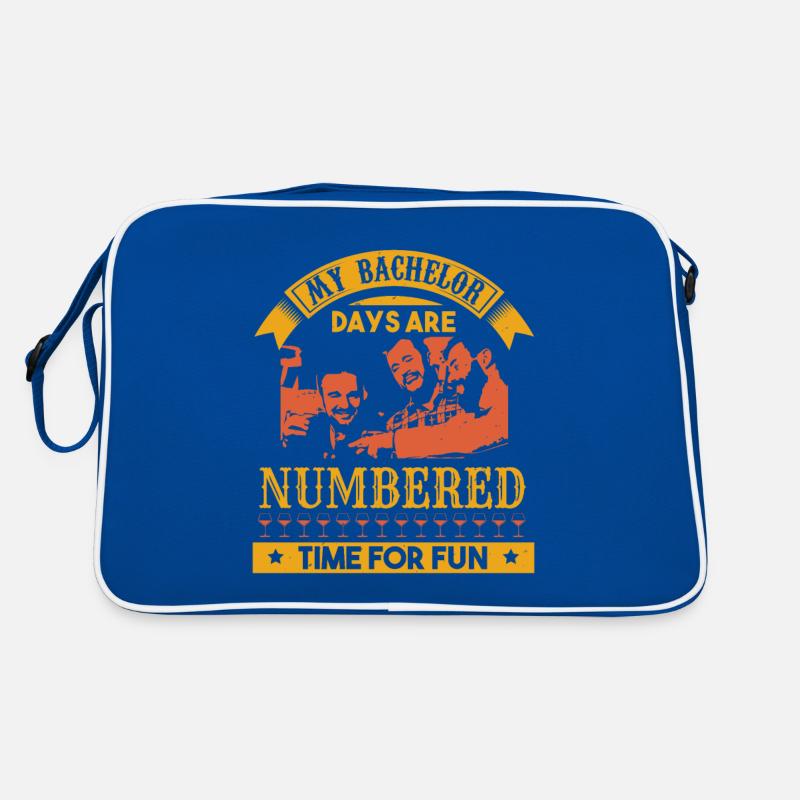 MES JOURS DE CÉLIBATAIRE SONT NUMÉROTÉS TEMPS POUR LE PLAISIR Sac Retro