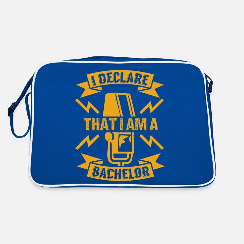 JE DÉCLARE ÊTRE CÉLIBATAIRE Sac Retro
