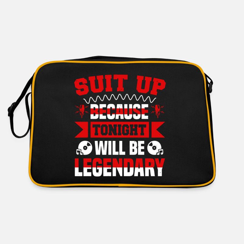 ZIEHEN SIE SICH AN, DENN HEUTE ABEND WIRD LEGENDÄR Retro Tasche