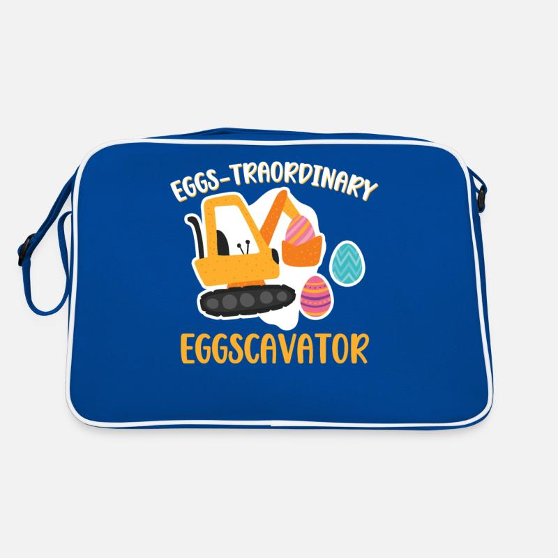 Eggs-traordinary Eggscavator Construction Excavator Excavators Retro Bag