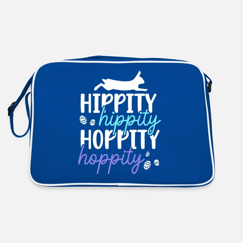 Hippity Hoppity Rabbit Christian Holiday Rabbit Retro Bag