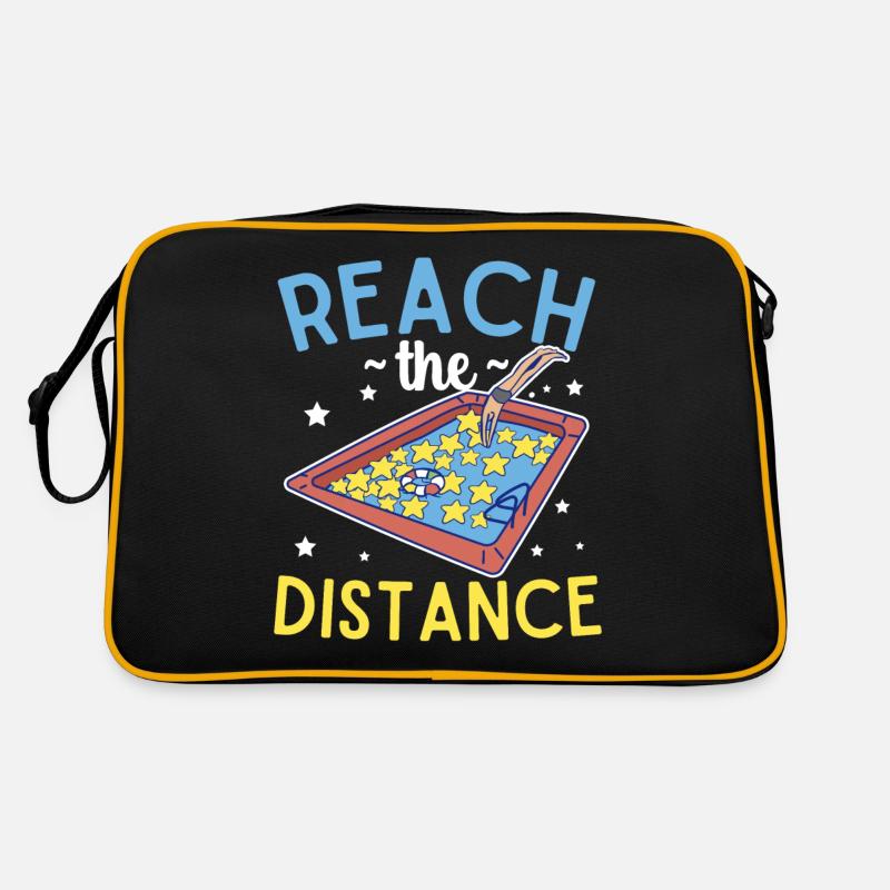 Erreichen Sie Die Entfernung Pool Tauchen Retro Tasche