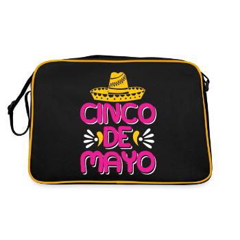 CINCO DE MAYO - Sac Retro - noir/or - Dos