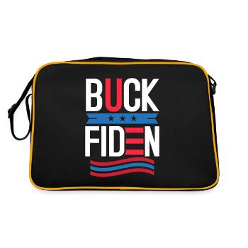 BUCK FIDEN - Retro Bag - black/gold - Back
