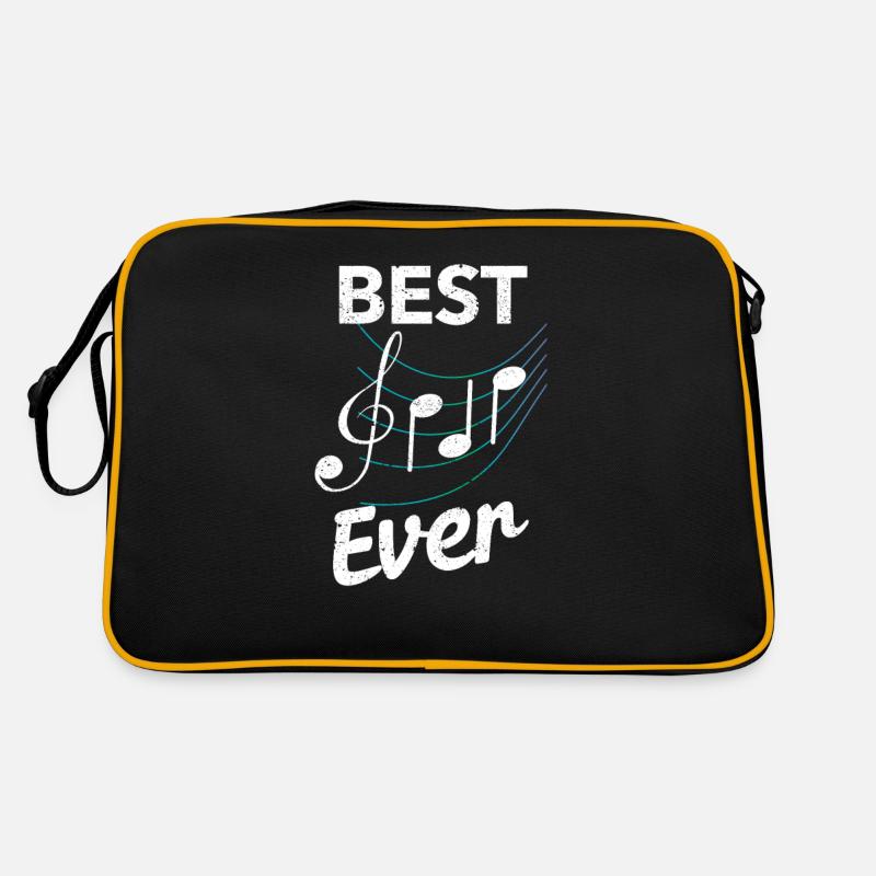 Best Dad Ever Sheet Music Funny Daddy Retro Bag