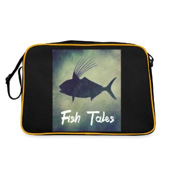 Pêche - Sac Retro - noir/or - Dos