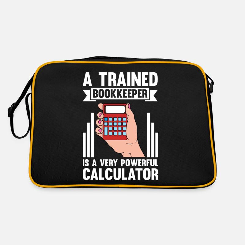 Tenue de livres Comptable Comptable Sac Retro