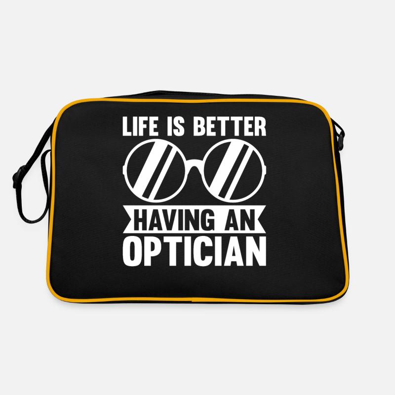 Dictons opticiens Optométriste Ophtalmologiste Sac Retro
