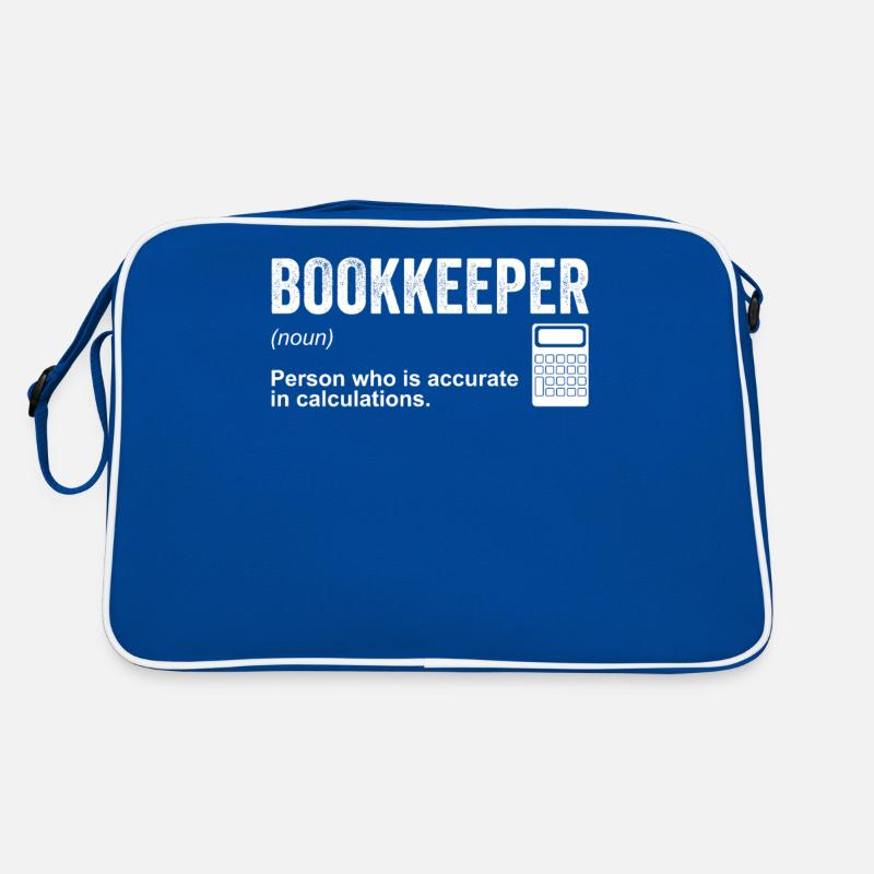 Bookkeeping Buchhalter Bookkeeper Retro Tasche
