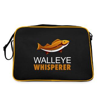 Pêcheurs à la ligne Zander Pike Fishing - Sac Retro - noir/or - Dos