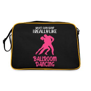 Que puis-je dire que j’aime vraiment la danse de salon - Sac Retro - noir/or - Dos