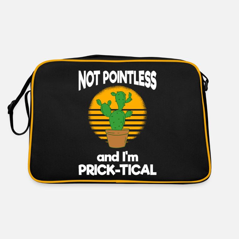Cactus Not Pointless And I'm Prick Tical Retro Bag
