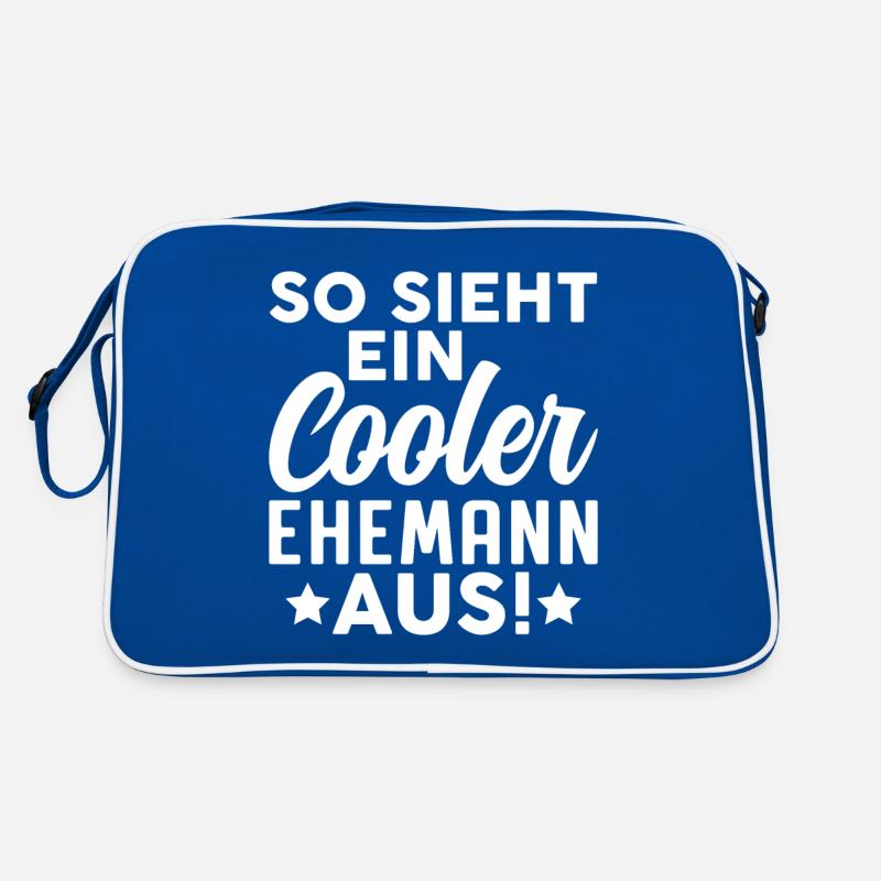 So sieht ein cooler Ehemann aus – T-Shirt Retro Tasche