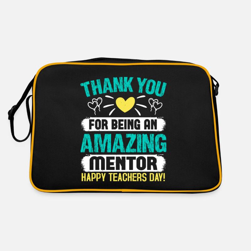 DANKE, DASS DU EIN GROSSARTIGER MENTOR BIST Retro Tasche