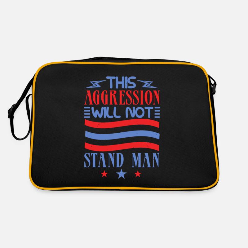 THIS AGGRESSION WILL NOT STAND MAN Retro Bag