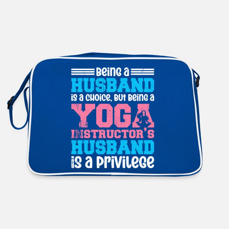 Being A Husband Is A Choice Yoga Instructor Retro Tasche