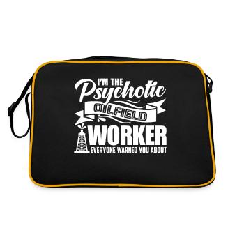Oilfield Worker Psychotic Oilfield Worker - Retro Bag - black/gold - Back