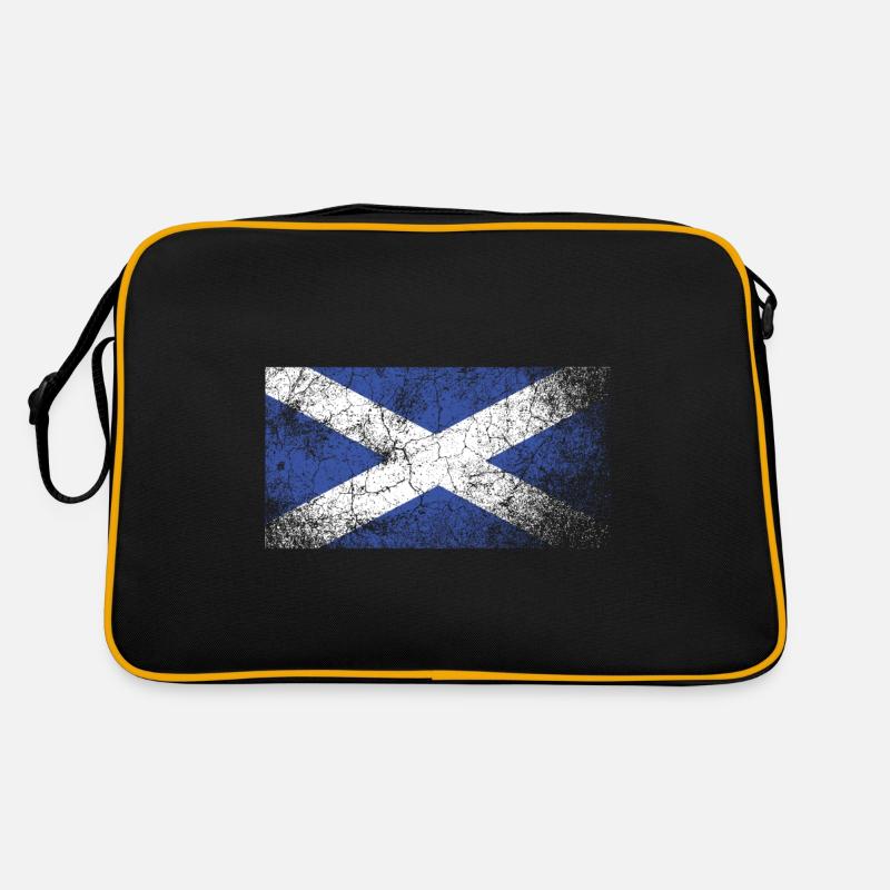 Drapeau écossais vintage, Grunge Saltire Sac Retro