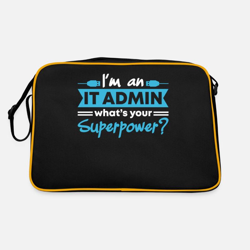 I'm An IT Admin What's Your Superpower Retro Bag