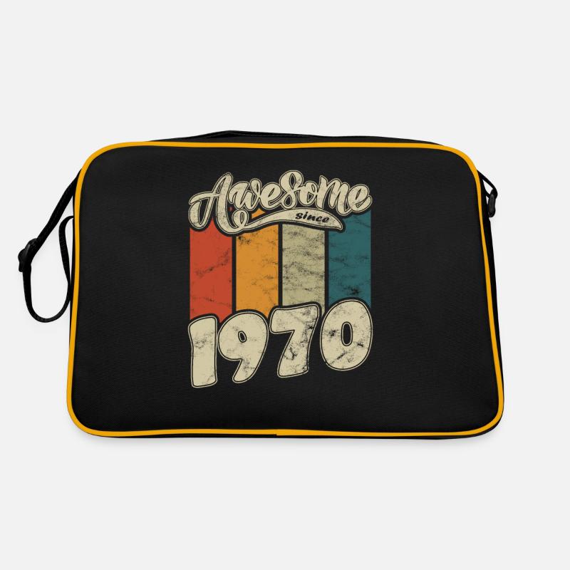 1970 Birthday Awesome since Retro Retro Bag